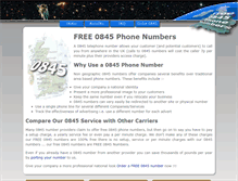 Tablet Screenshot of free0845phonenumbers.co.uk
